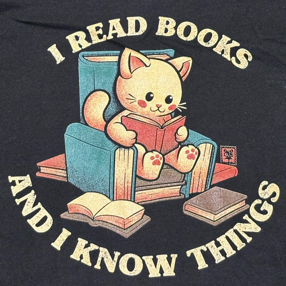 Cats & Books Tee